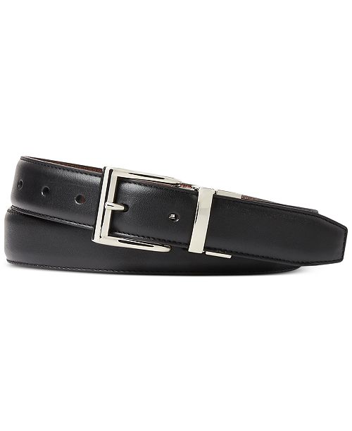 Polo Ralph Lauren Men's Reversible Leather Dress Belt Men's Fashion & Accessories