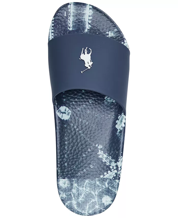 Polo Ralph Lauren Men's Scenic-Print Floral Side Sandals Men's Shoes