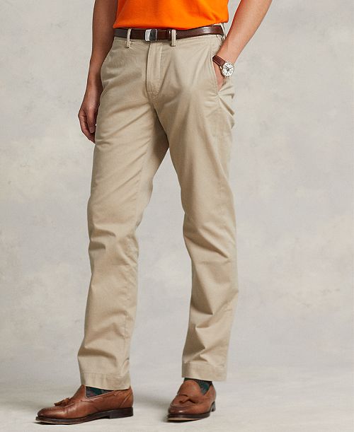 Polo Ralph Lauren Men's Straight-Fit Stretch Chino Pants Men's Fashion & Accessories