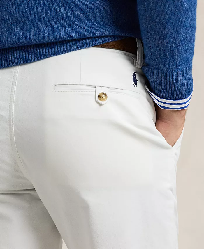 Polo Ralph Lauren Men's Straight-Fit Washed Stretch Chino Pants Men's Fashion & Accessories