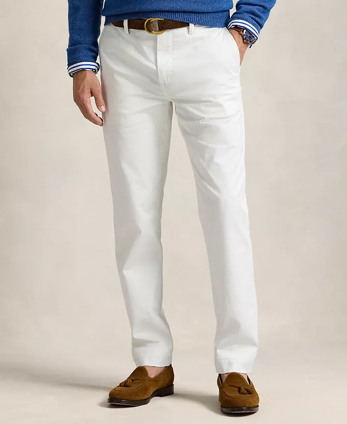 Polo Ralph Lauren Men's Straight-Fit Washed Stretch Chino Pants Men's Fashion & Accessories