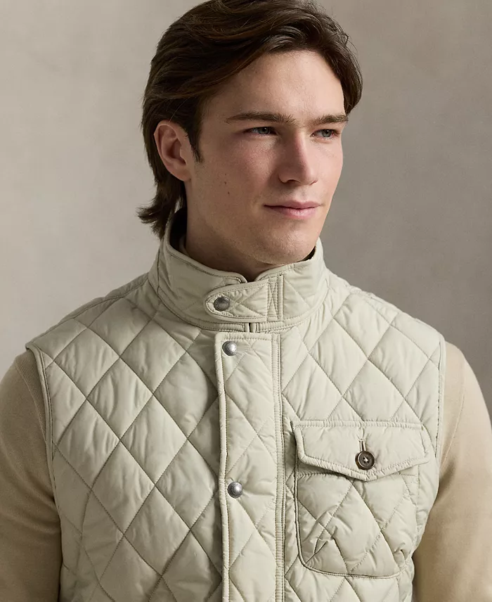 Polo Ralph Lauren Men's The Beaton Quilted Utility Vest Men's Fashion & Accessories