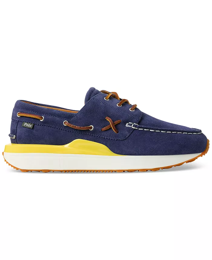 Polo Ralph Lauren Men's Train 89 Suede Moc-Toe Sneaker Men's Shoes