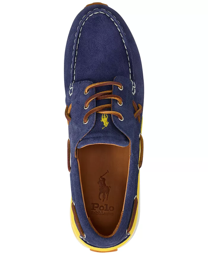 Polo Ralph Lauren Men's Train 89 Suede Moc-Toe Sneaker Men's Shoes