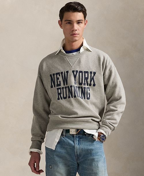 Polo Ralph Lauren Men's Vintage-Fit Fleece Graphic Sweatshirt Men's Fashion & Accessories