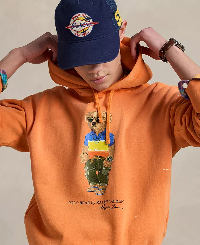Polo Ralph Lauren Men's Vintage-Fit Polo Bear Fleece Hoodie Men's Fashion & Accessories