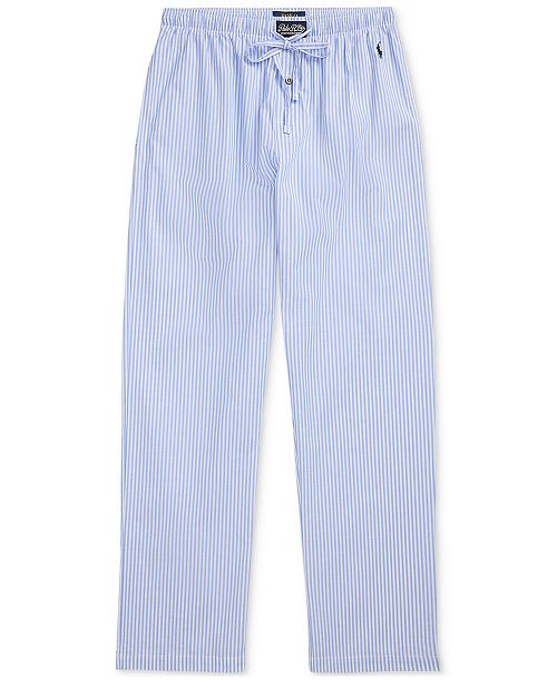 Polo Ralph Lauren Men's Woven Striped Pajama Pants Men's Fashion & Accessories