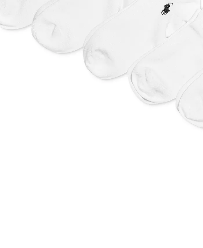 Polo Ralph Lauren Women's 6-Pk. Flat Knit Low-Cut Socks Women's Fashion Shoes & Accessories