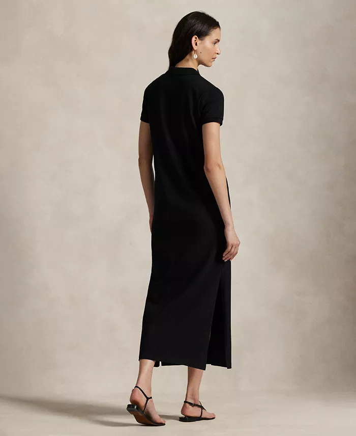 Polo Ralph Lauren Women's Cotton Mesh Polo Dress Women's Fashion Shoes & Accessories