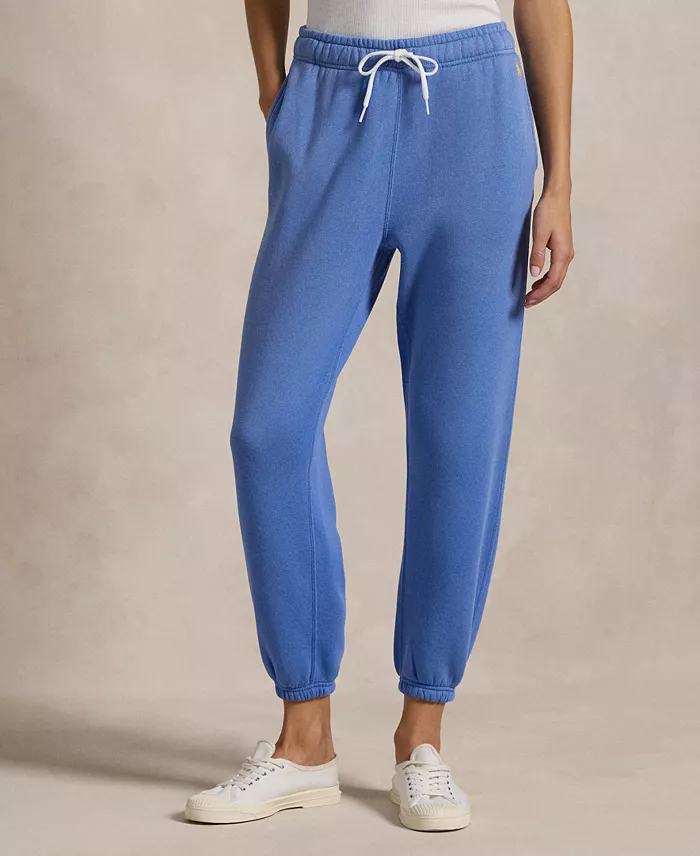 Polo Ralph Lauren Women's Fleece Athletic Sweatpants Women's Fashion Shoes & Accessories