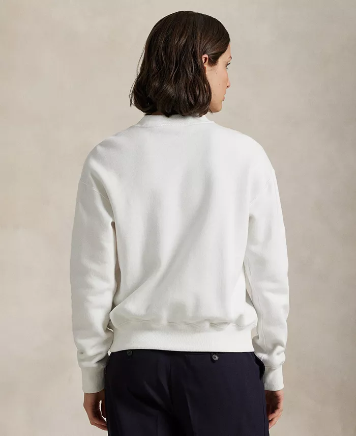 Polo Ralph Lauren Women's Fleece Crewneck Sweatshirt Women's Fashion Shoes & Accessories
