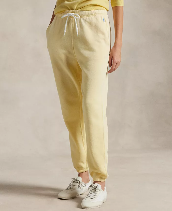 Polo Ralph Lauren Women's Lightweight Fleece Athletic Sweatpants Women's Fashion Shoes & Accessories