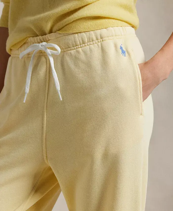 Polo Ralph Lauren Women's Lightweight Fleece Athletic Sweatpants Women's Fashion Shoes & Accessories