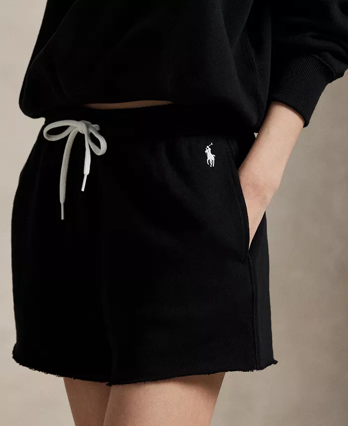 Polo Ralph Lauren Women's Lightweight Fleece Drawstring Shorts Women's Fashion Shoes & Accessories