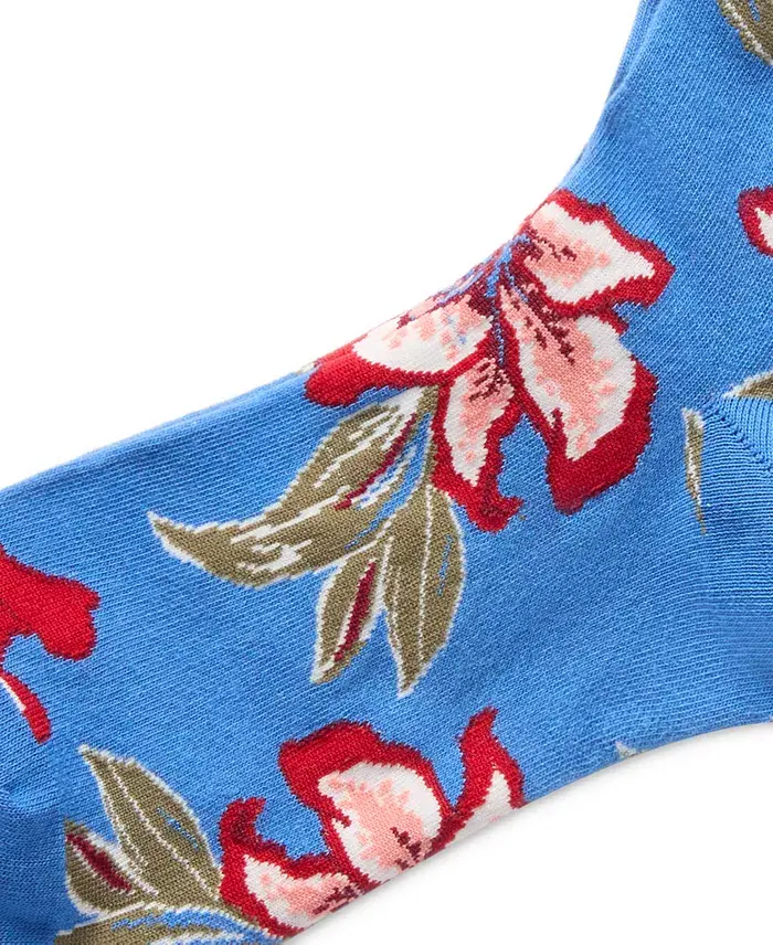 Polo Ralph Lauren Women's Royal Bloom Crew Socks Women's Fashion Shoes & Accessories