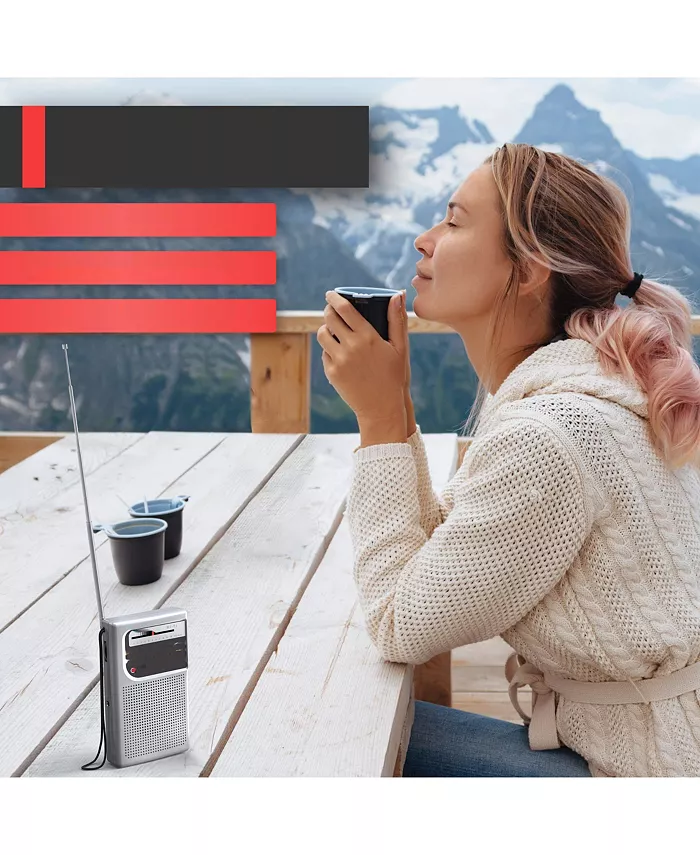 Powerbear Portable Radio: AM/FM Long Range Battery Operated Electronics