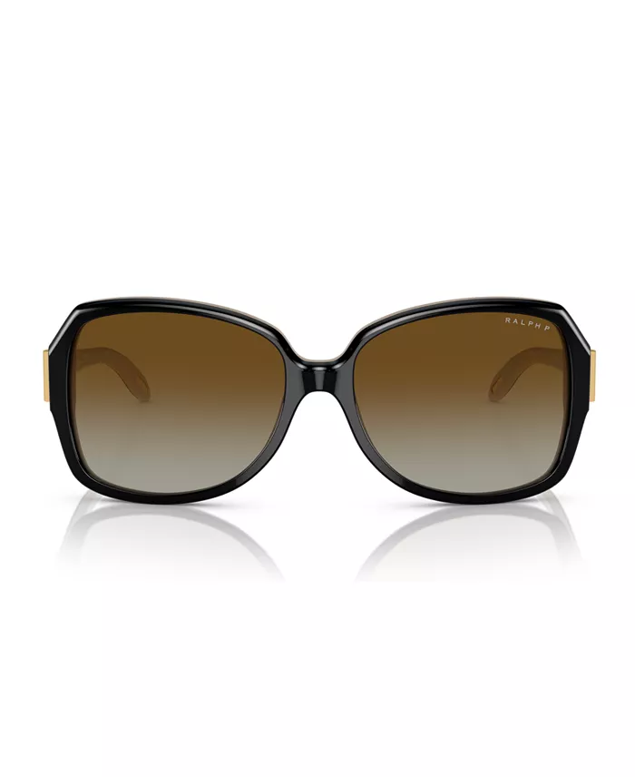 Ralph By Ralph Lauren Women's Polarized Sunglasses Gradient Polar RA5138 Women's Fashion Shoes & Accessories