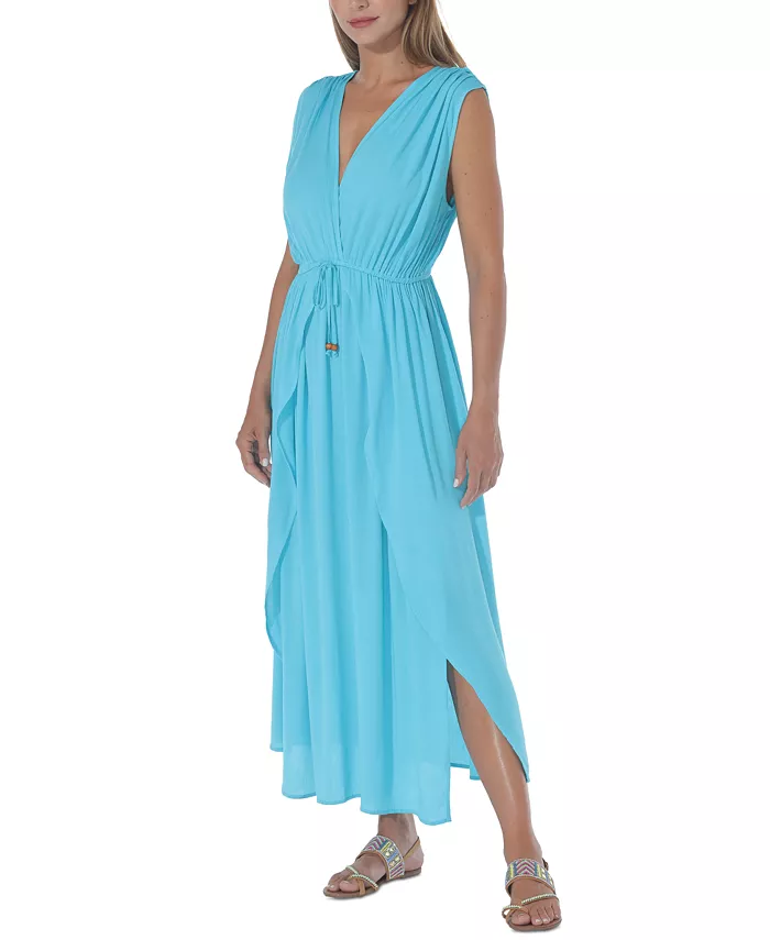 Raviya Front-Slit Cover-Up Dress Women's Fashion Shoes & Accessories