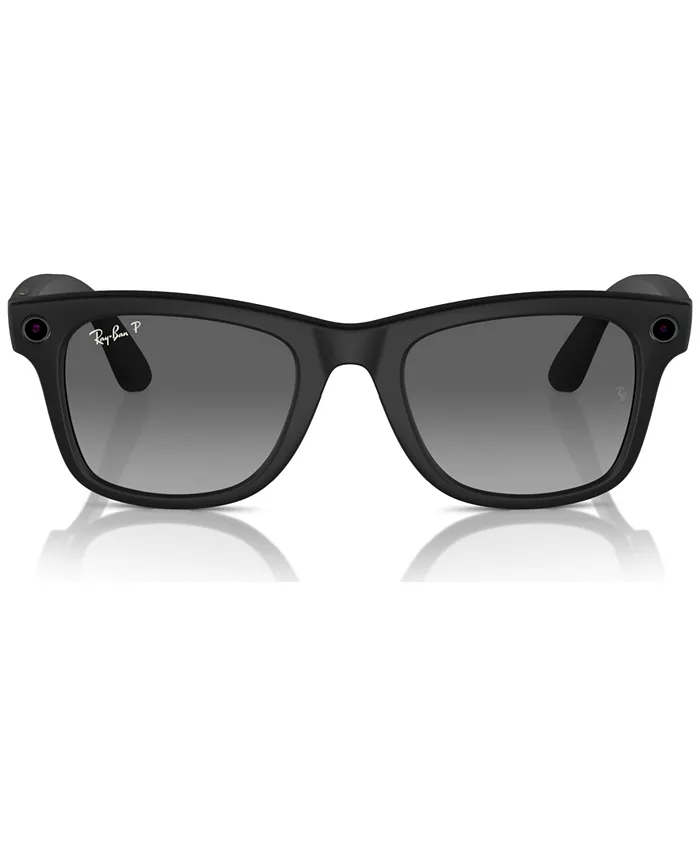 Ray-Ban Meta Wayfarer Unisex Polarized Gradient AI Sunglasses RW4006 Women's Fashion Shoes & Accessories