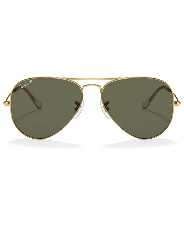 Ray-Ban Unisex Polarized Sunglasses RB3025 AVIATOR CLASSIC Women's Fashion Shoes & Accessories