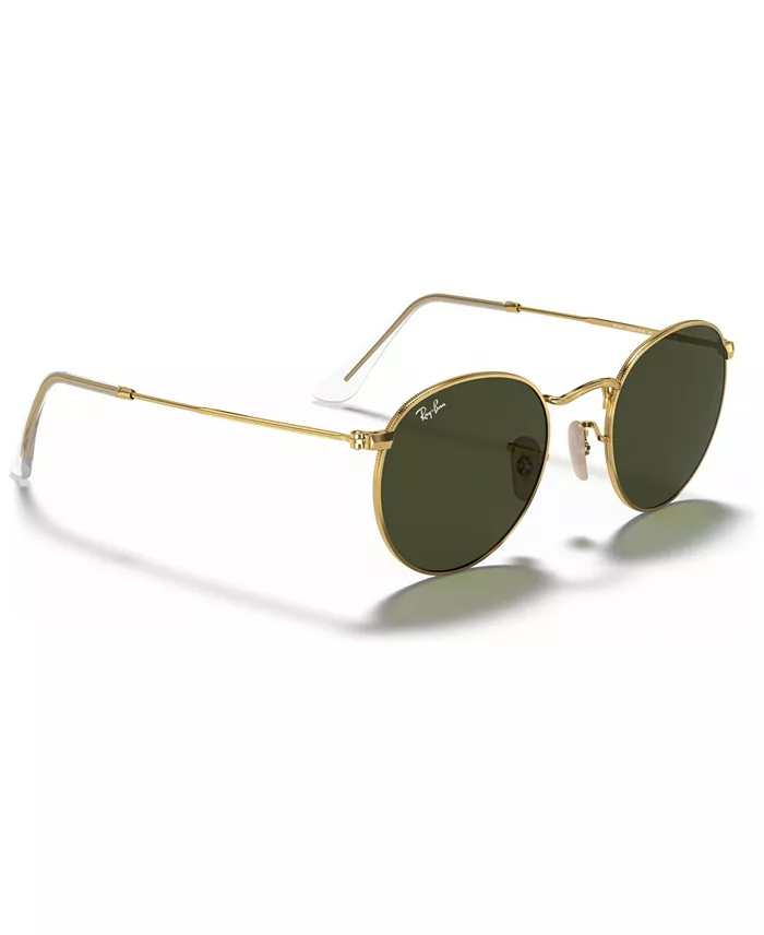 Ray-Ban Unisex Sunglasses RB3447 ROUND METAL Women's Fashion Shoes & Accessories