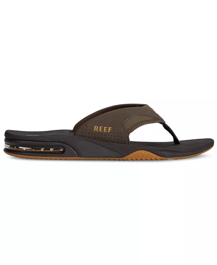 REEF Men's Fanning Thong Sandals With Bottle Opener Men's Shoes