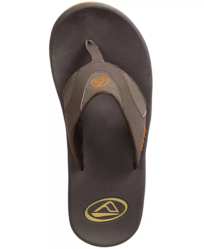 REEF Men's Fanning Thong Sandals With Bottle Opener Men's Shoes