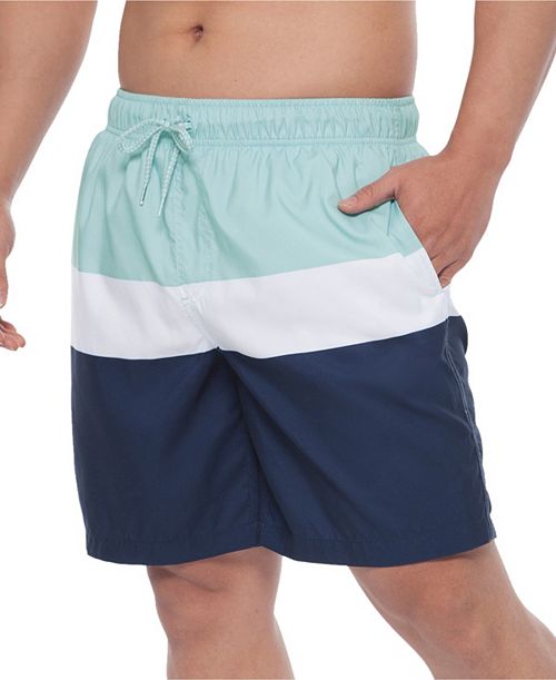 Rokka&Rolla Men's 8" Mesh Lined Swim Trunks up to Size 2XL Men's Fashion & Accessories