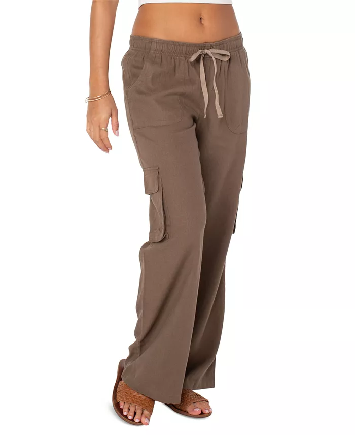 Roxy Juniors' Lagoon Tie-Waist Pull-On Cargo Pants Juniors'