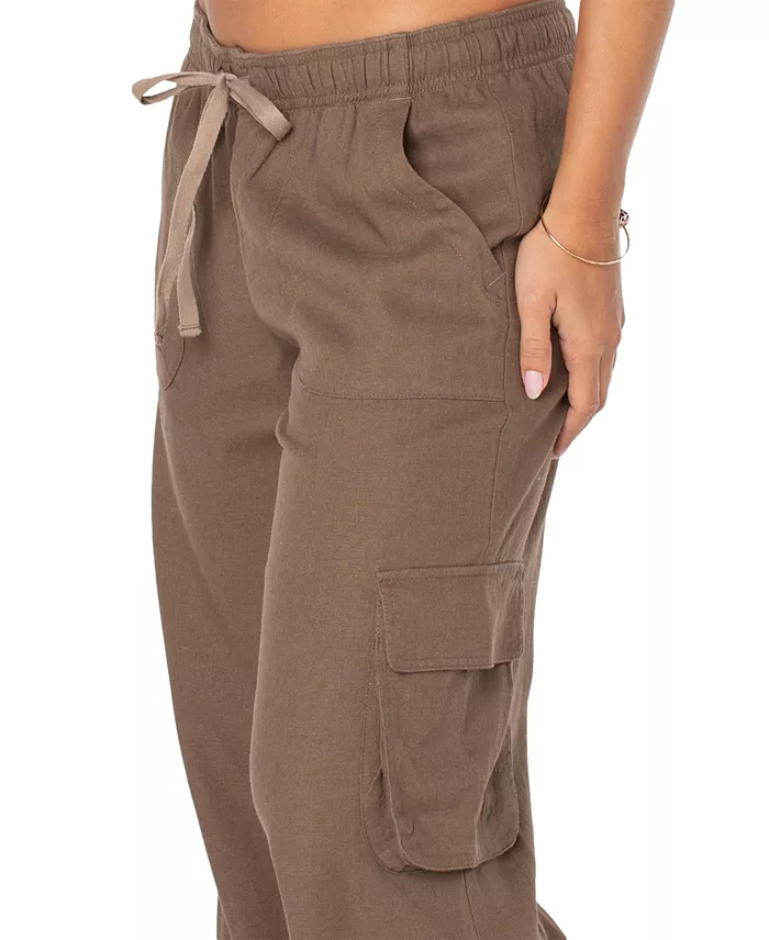 Roxy Juniors' Lagoon Tie-Waist Pull-On Cargo Pants Juniors'