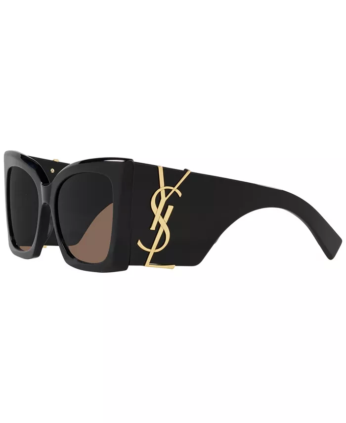Saint Laurent Women's Blaze Sunglasses SL M119 Women's Fashion Shoes & Accessories