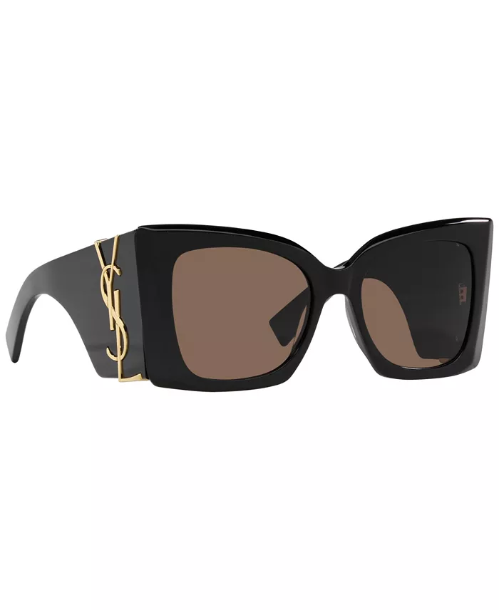 Saint Laurent Women's Blaze Sunglasses SL M119 Women's Fashion Shoes & Accessories