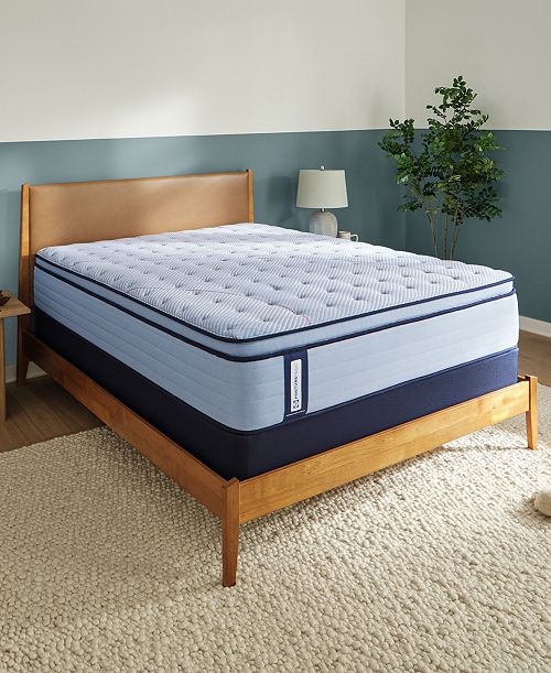 Sealy Posturepedic Seafield 14" Medium Euro Pillowtop Mattress Set - Queen Mattresses