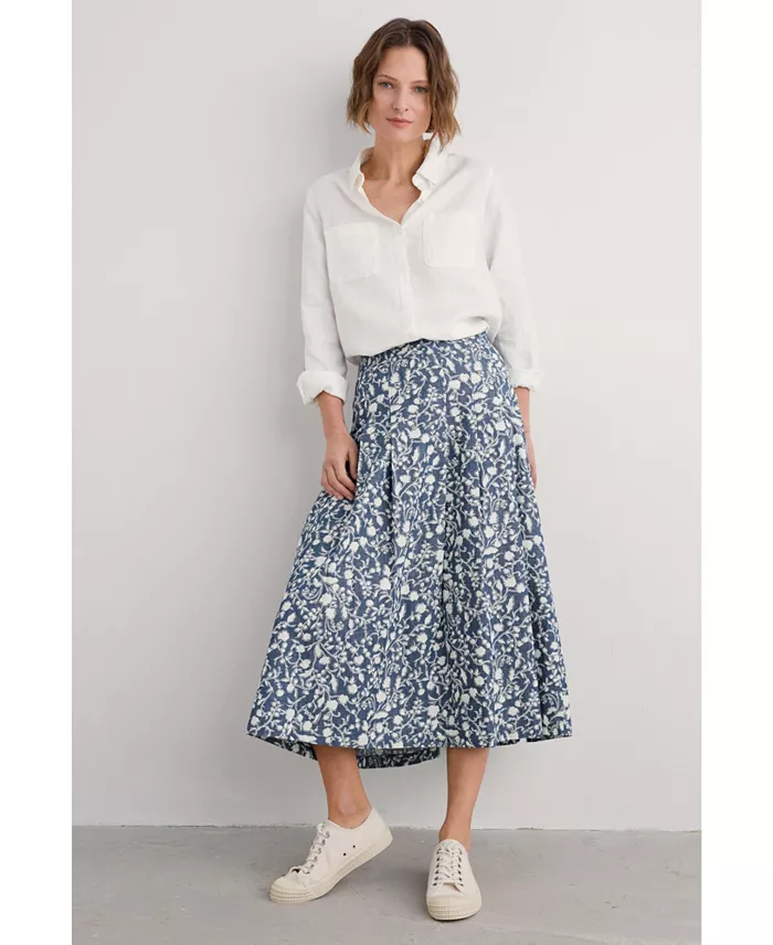 Seasalt Cornwall Women's Jamboree Skirt Women's Fashion Shoes & Accessories