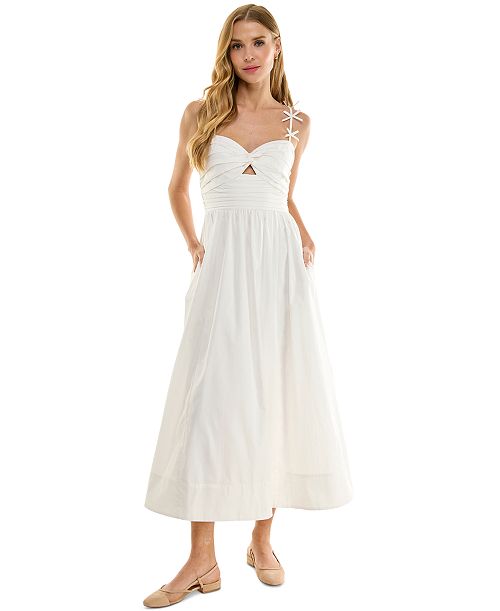 SENI & CADE Juniors' Cut-Out Midi Dress Juniors'