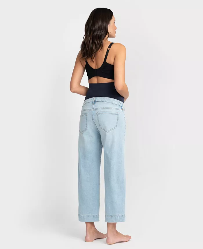 Seraphine Women's Maternity Cropped Jeans Women's Fashion Shoes & Accessories