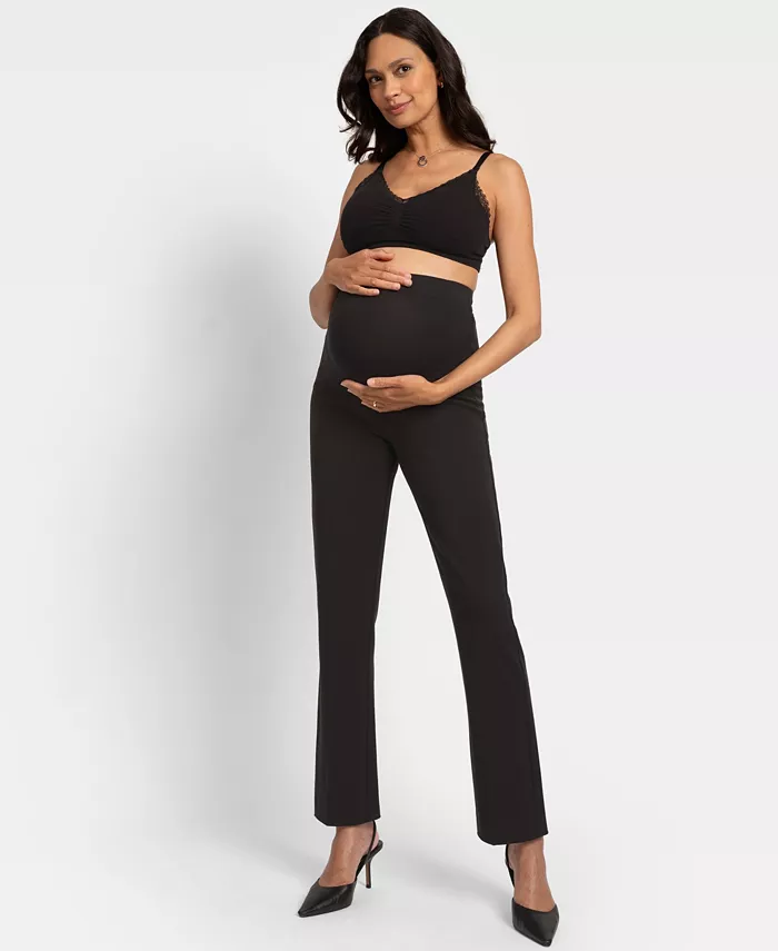 Seraphine Women's Maternity Straight Leg Trouser Women's Fashion Shoes & Accessories