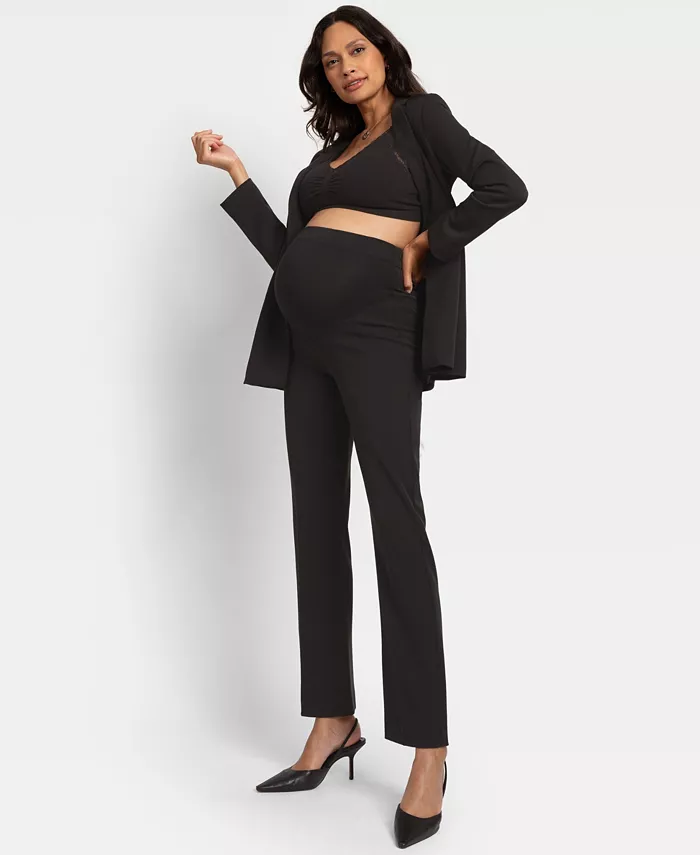 Seraphine Women's Maternity Straight Leg Trouser Women's Fashion Shoes & Accessories