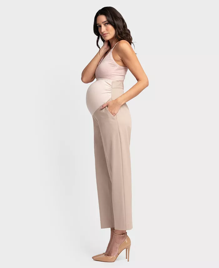 Seraphine Women's Maternity Tapered Pants Women's Fashion Shoes & Accessories