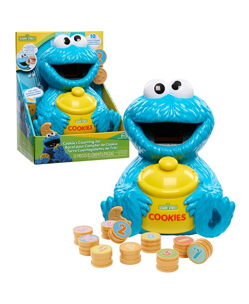 Sesame Street Cookie's Counting Jar 12-Pieces 20 Plus Phrases And Sounds All Toys