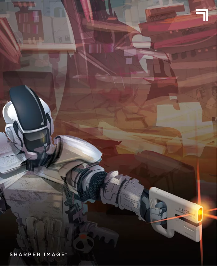 Sharper Image 2 Player Laser Tag Attack Pack Set 2 Piece All Toys