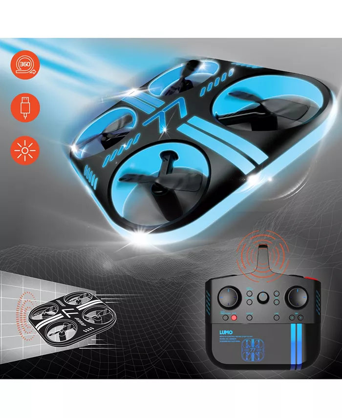 Sharper Image Lumo Stunt Remote Control Glow Drone All Toys