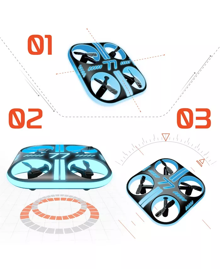 Sharper Image Lumo Stunt Remote Control Glow Drone All Toys