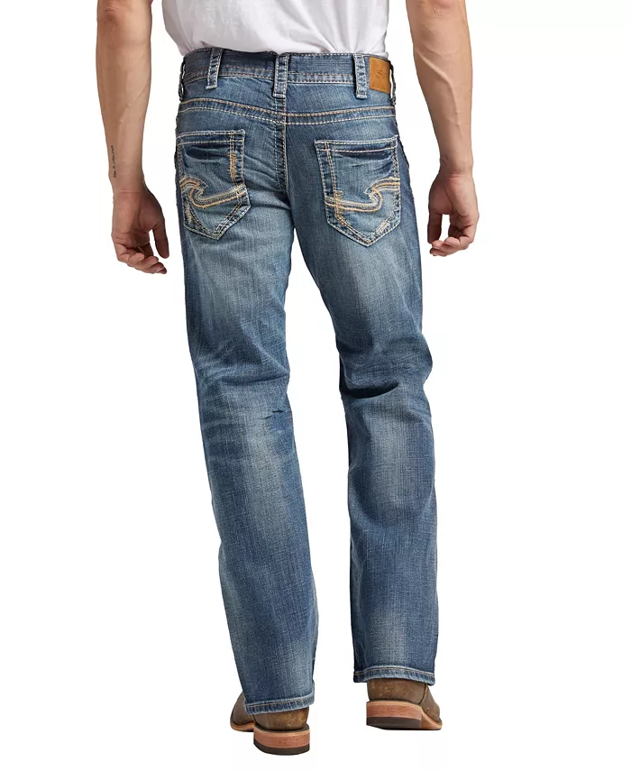 Silver Jeans Co. Men's Zac Relaxed Fit Straight Jeans Men's Fashion & Accessories