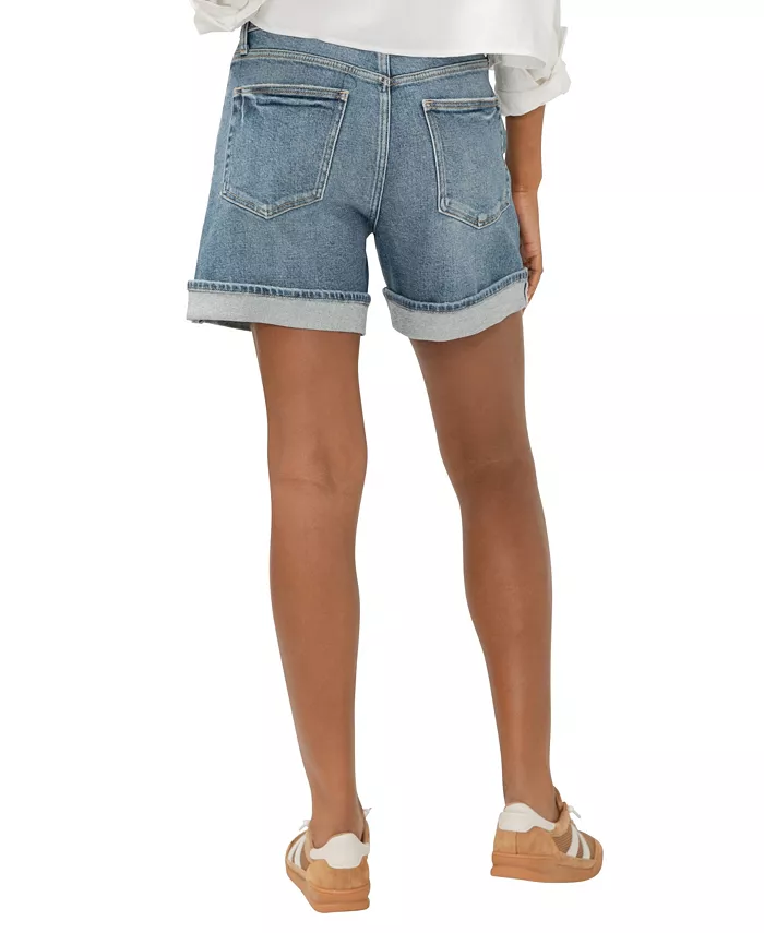 Silver Jeans Co. Women's Be Easy High-Rise Shorts Juniors'
