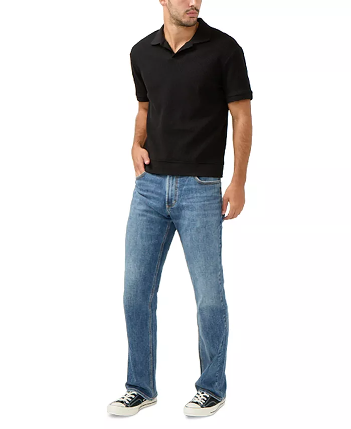 Silver Jeans Co. Zac Relaxed Fit Straight Leg Jeans Men's Fashion & Accessories