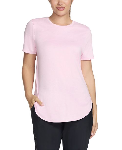Skechers Women's Active GO WALK Wear™ GO DRI® SWIFT Tunic T-Shirt Women's Fashion Shoes & Accessories
