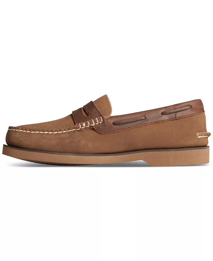 Sperry Men's Authentic Original Penny Double Sole Suede Loafer Men's Shoes