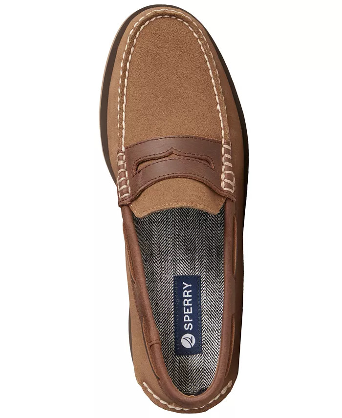 Sperry Men's Authentic Original Penny Double Sole Suede Loafer Men's Shoes