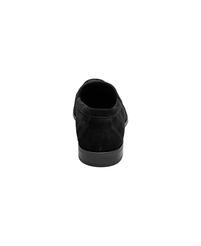 Stacy Adams Men's Burke Moc Toe Saddle Slip On Shoes Men's Shoes